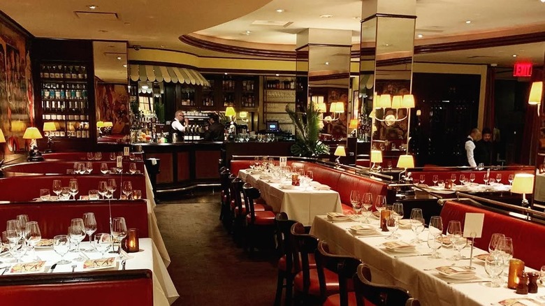 The interior of Monkey Bar in New York.