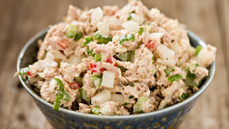bowl of tuna salad