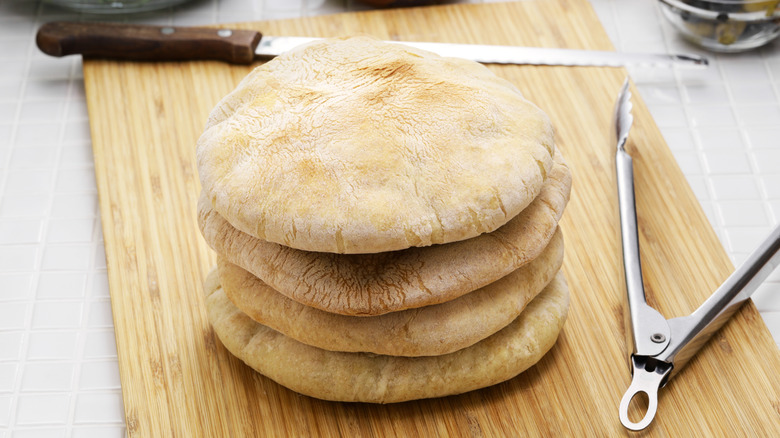 Stack of Puccia bread