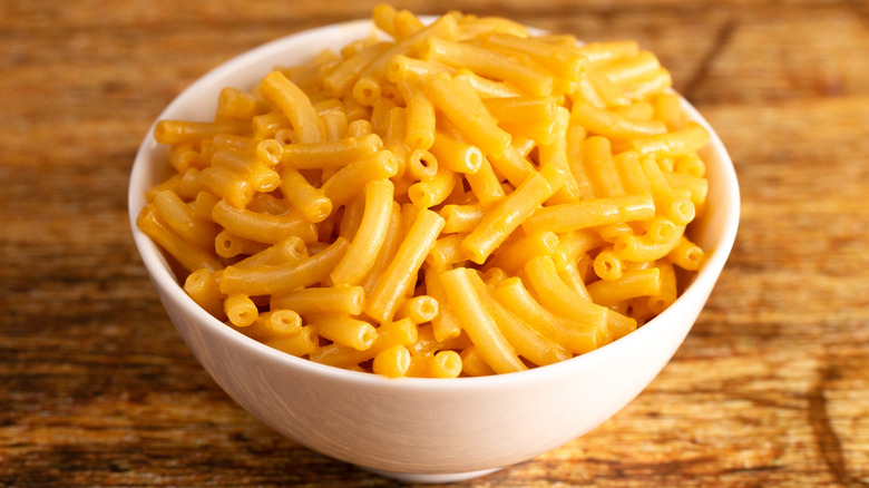 Bowl of macaroni and cheese