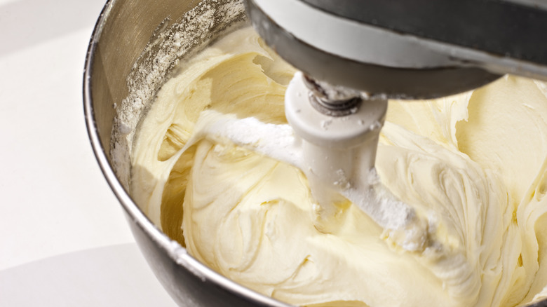 frosting in stand mixer