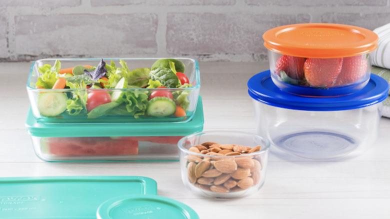 Pyrex glass storage sets