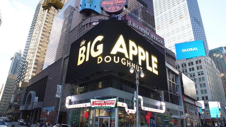 The Big Apple Donut billboard