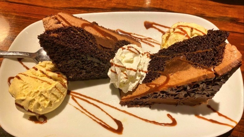 Chocolate stampede from Longhorn Steakhouse