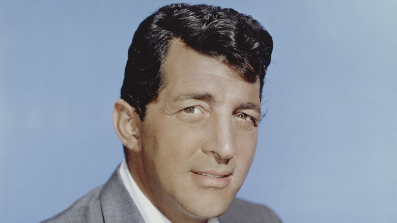close-up of Dean Martin looking at the camera