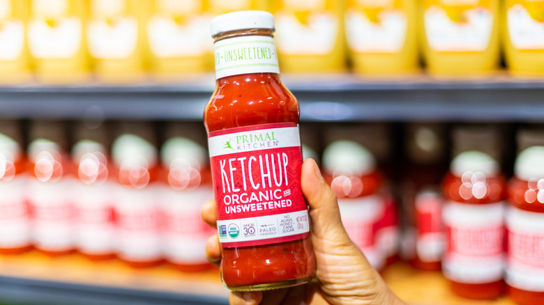 Close up of Primal Kitchen ketchup