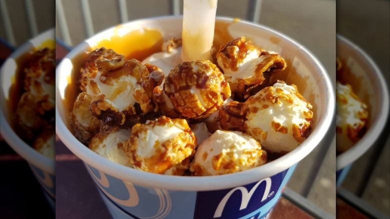 Caramel popcorn McFlurry