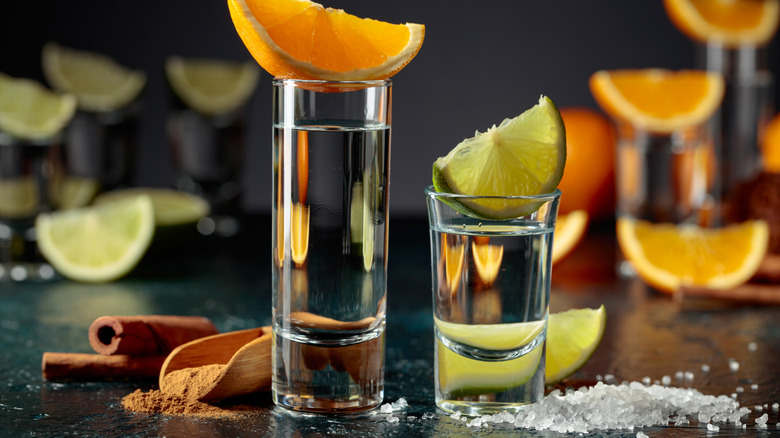 shots of tequila