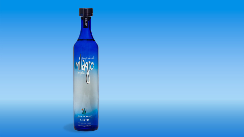 A bottle of Milagro Silver