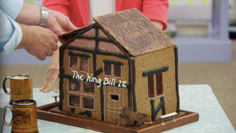 Great British Baking Show contestant Candice's gingerbread pub