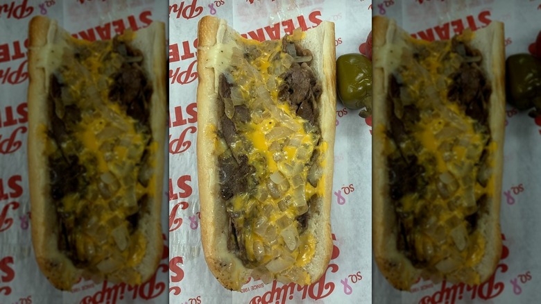 Philly Cheesesteak with whiz