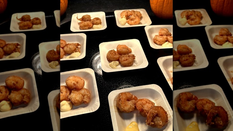 Shrimp with datil aioli