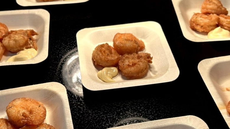 Shrimp with datil aioli