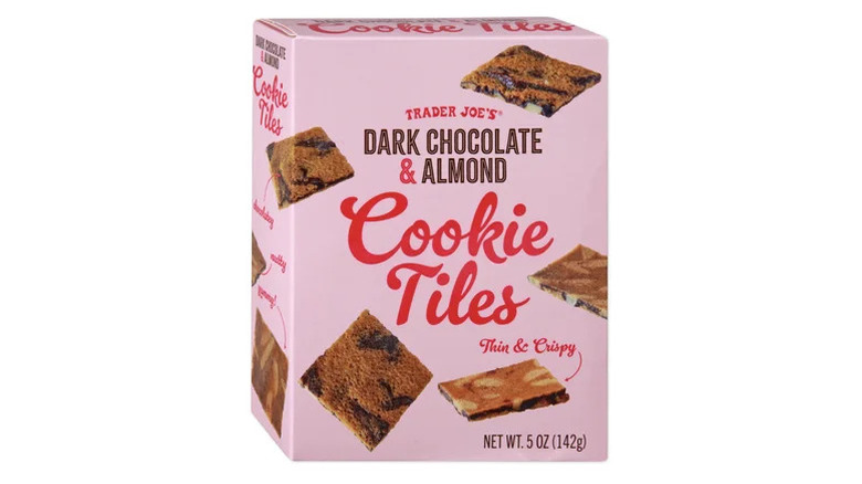 Trader Joe's Dark Chocolate & Almond Cookie Tiles
