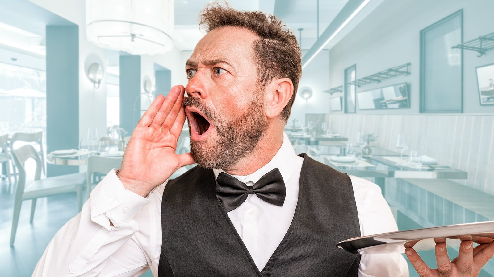 The Not-So-Subtle Sign Your Restaurant Server Wants You To Leave