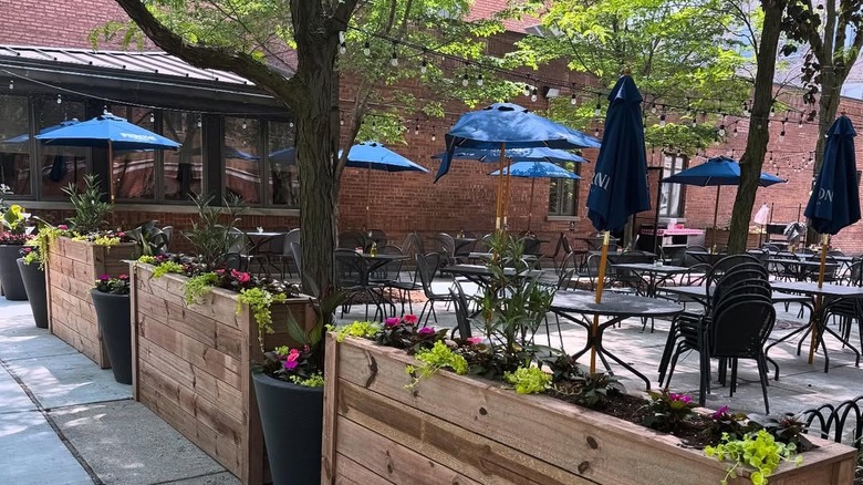 The patio at Tufano's