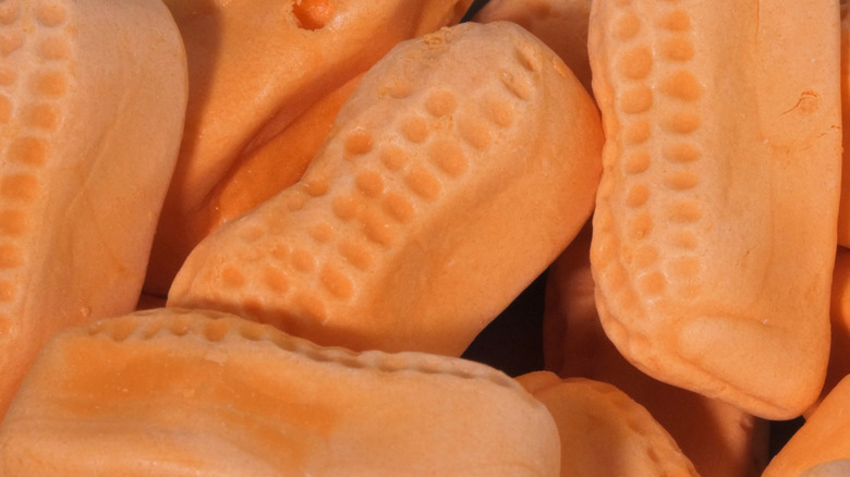 Circus peanuts close-up