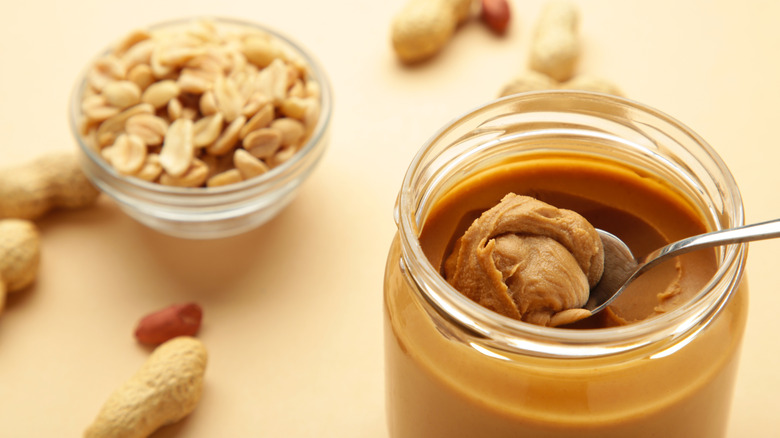 peanuts and peanut butter