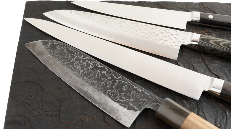 Knives on a board
