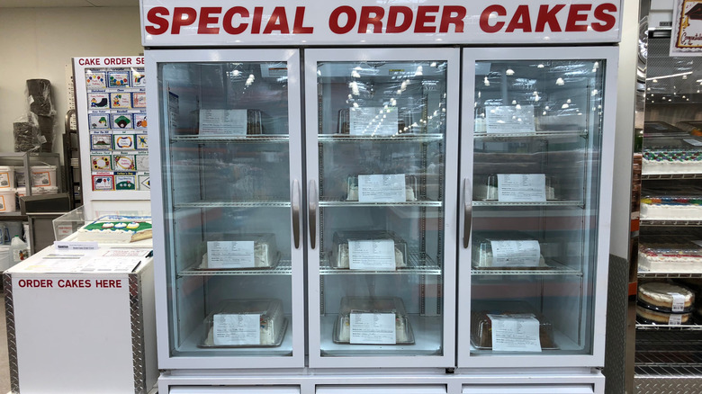 Costco's special order cakes kiosk