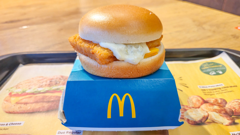 McDonald's Filet-O-Fish on box