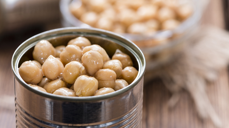Canned chickpeas