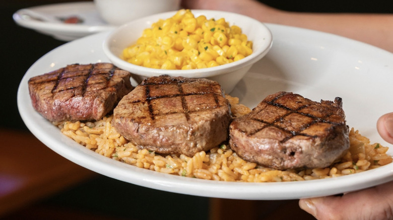 Texas Roadhouse filet medallions