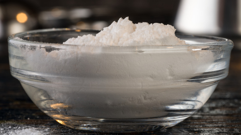 cream of tartar in a glass bowl
