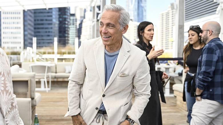 Chef Geoffrey Zakarian looking off to the side