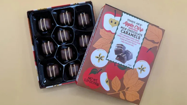 Apple Crisp-Inspired Milk Chocolate Caramels