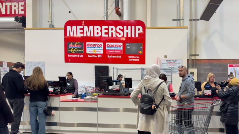 Costco membership counter