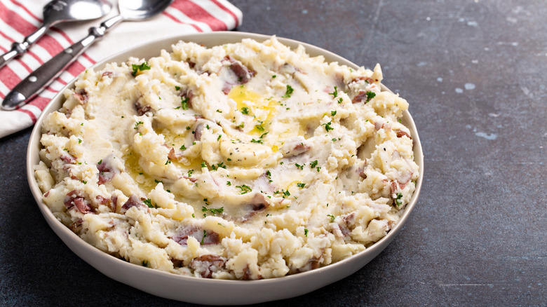 red mashed potaotes