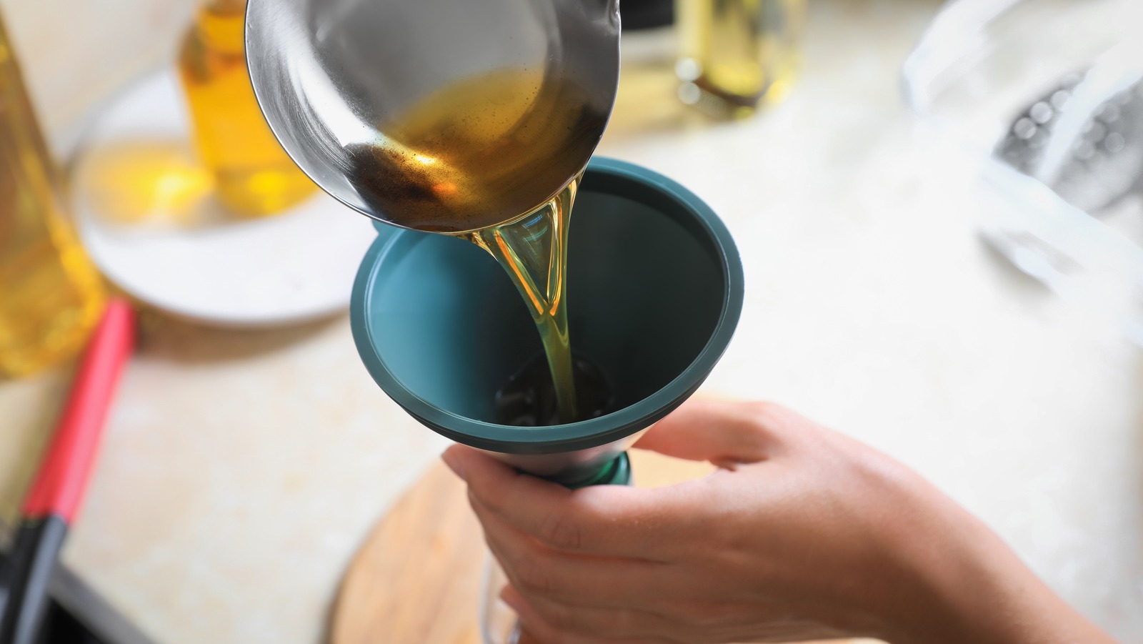 The Restaurant Hack To Dispose Of Used Cooking Oils