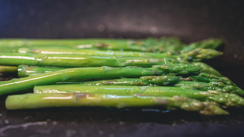 Asparagus in oven