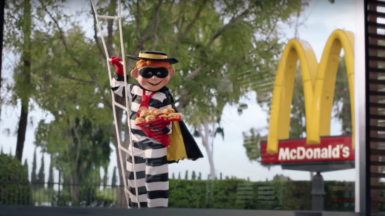 The Hamburglar in a new ad
