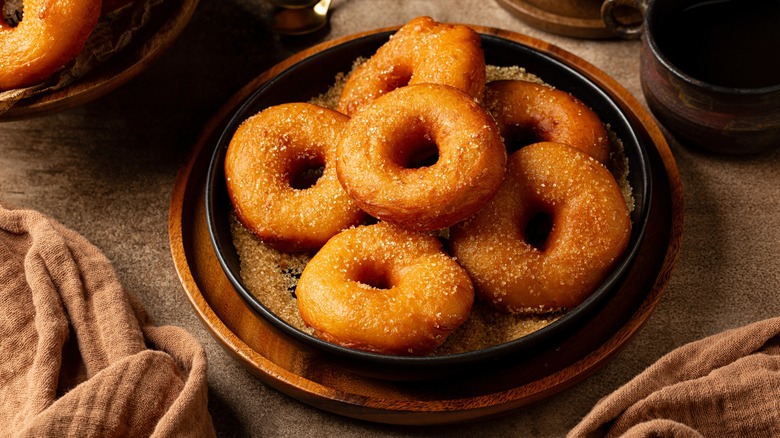 Donuts on a dish