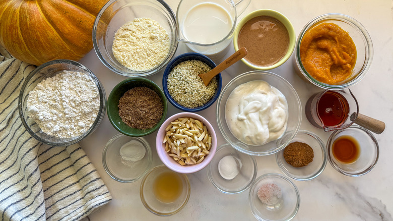 High protein pumpkin muffin ingredients