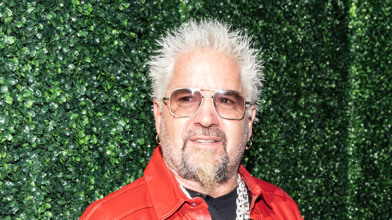 Guy Fieri at the Flavortown Tailgate event.