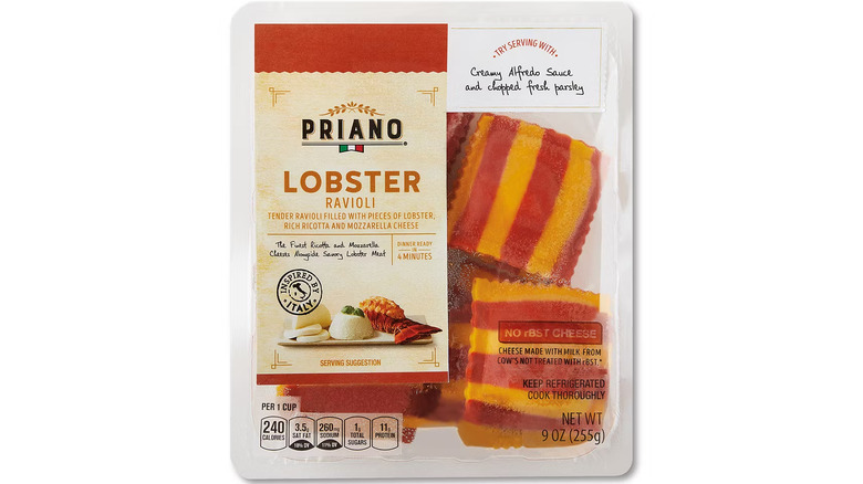 Package of Priano Lobster Ravioli