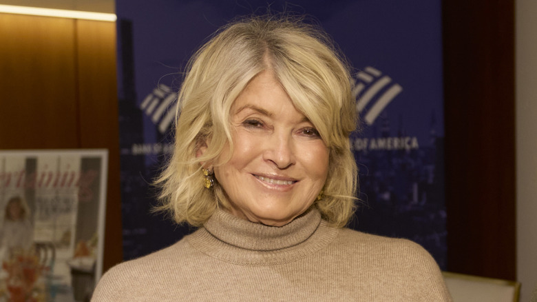 Martha Stewart smiling at an event