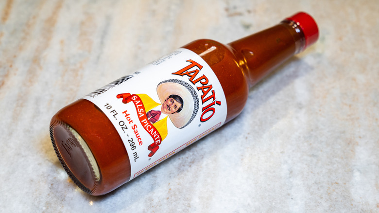 Bottle of Tapatío hot sauce