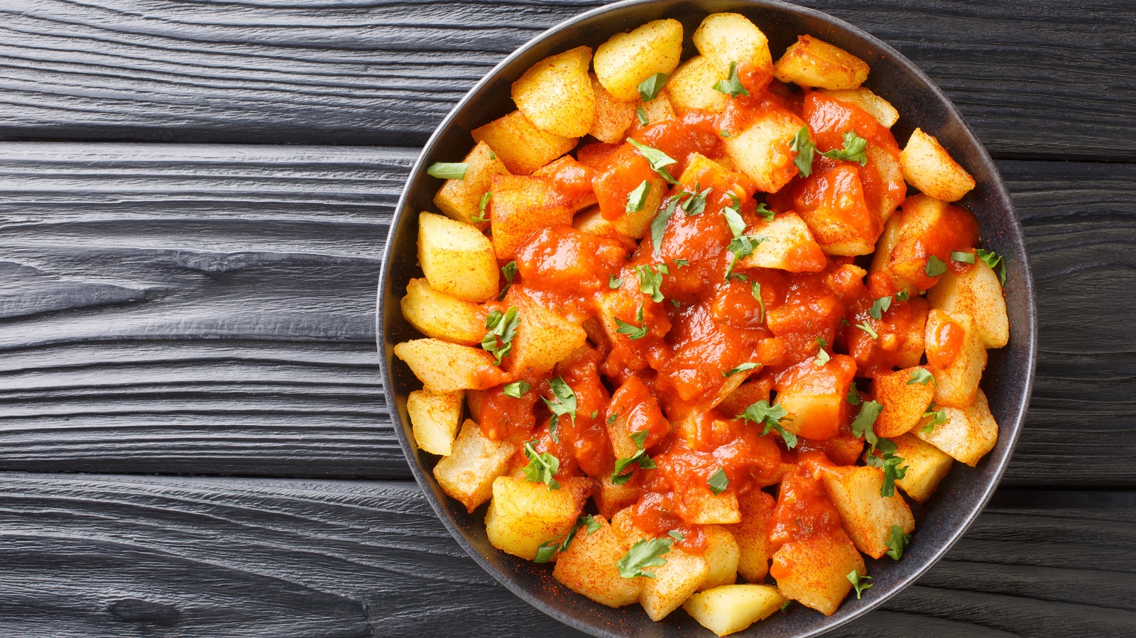 Bravas Sauce Is The Spicy Condiment You'll Find On Fried Potatoes In Spain
