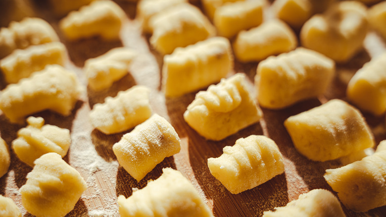 Fresh homemade gnocchi