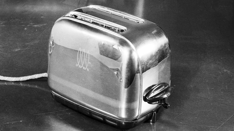 Vintage metal toaster