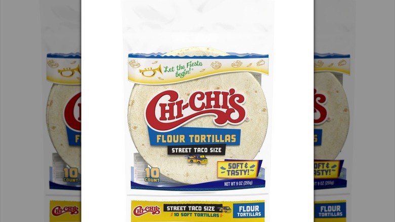 Chi-Chi's flour tortillas package