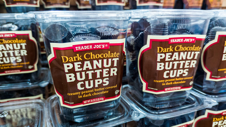 Trader Joe's dark chocolate peanut butter cups