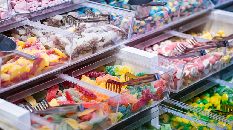 Treats at candy store