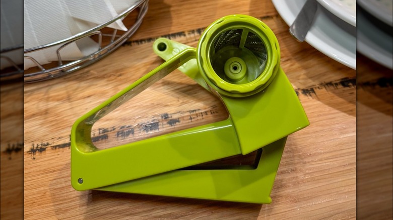 Olive Garden's green cheese grater.