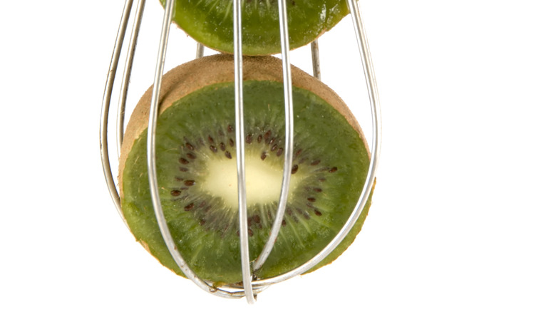 kiwi in a whisk