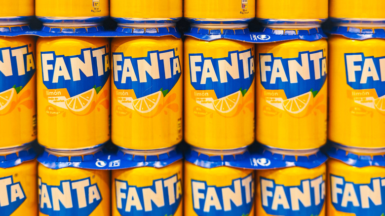 Fanta cans